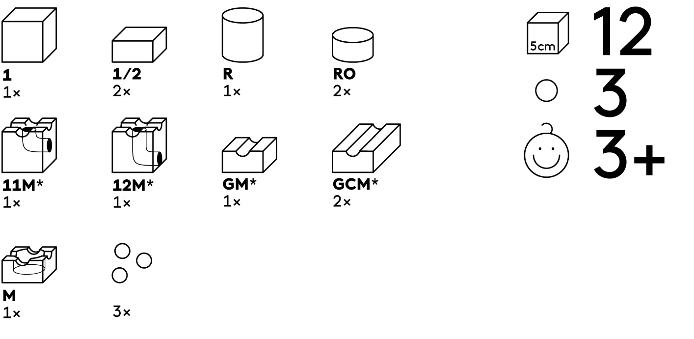 Cuboro Magnet ekstra magnet set