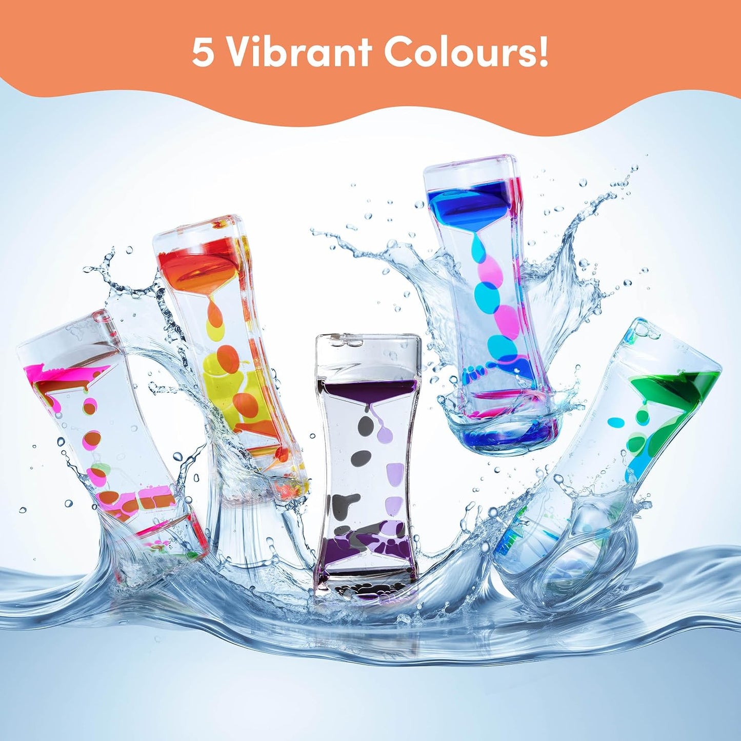 Fargerike sanseglass