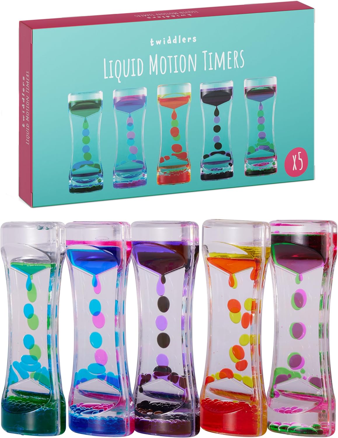 Fargerike sanseglass