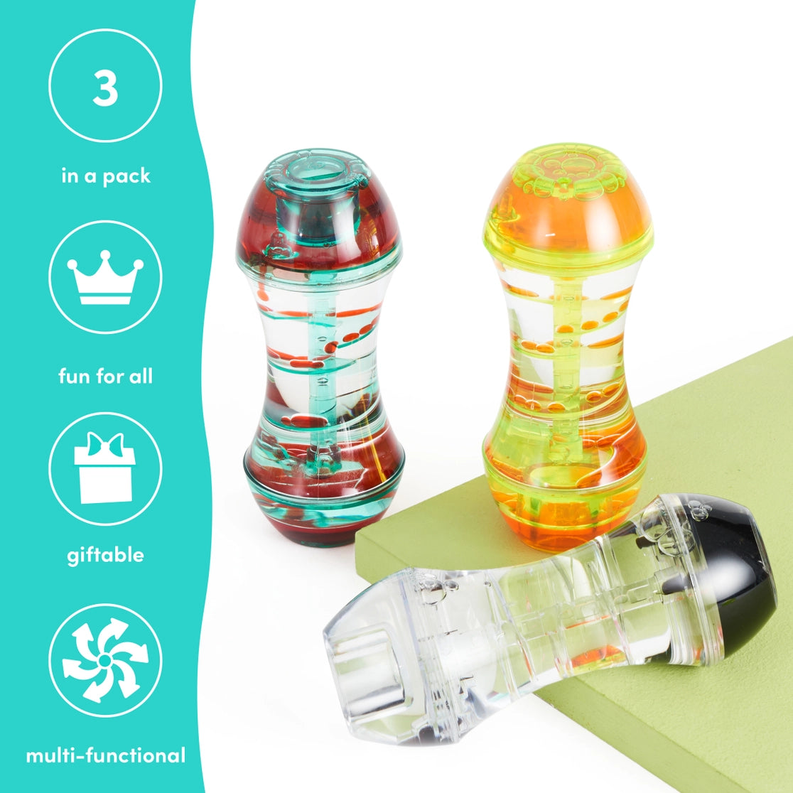 Fargerike sanseglass