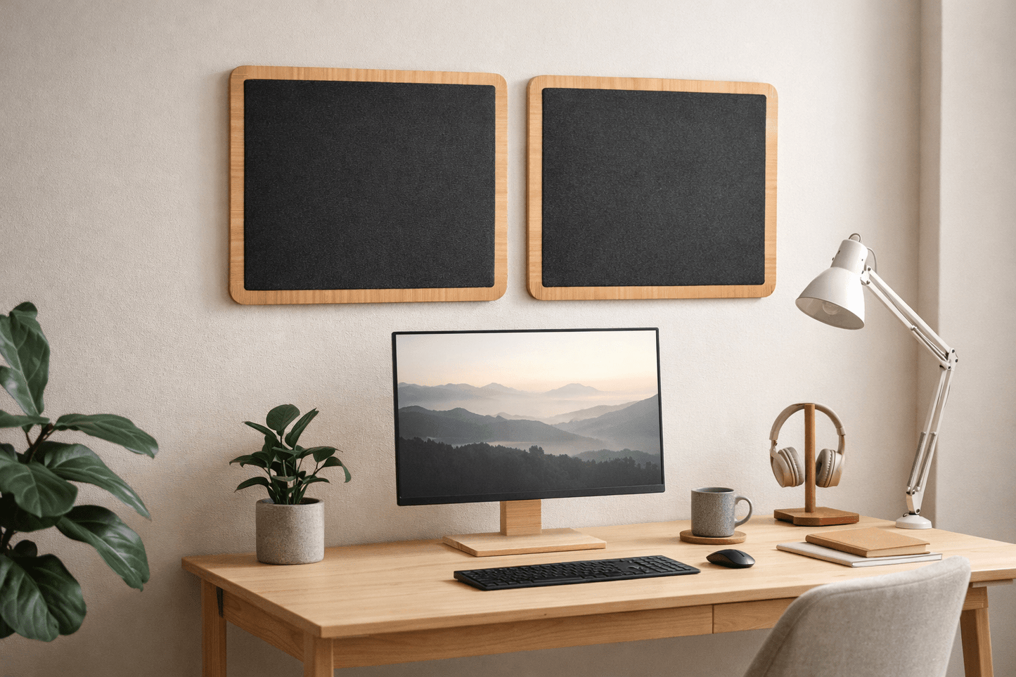 Lyddempende plate i tre – Stilren akustikkplate for vegg - Naturtre.no